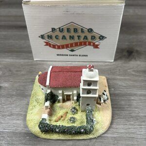 Pueblo Encantado Mission Santa Elena Village Figure Broadway Stores w/Box